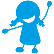 fille-couleur-bleu-01 Illustration fille de l'identité de l'école St Martin
