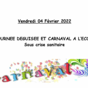Carnaval école Saint Martin 2022