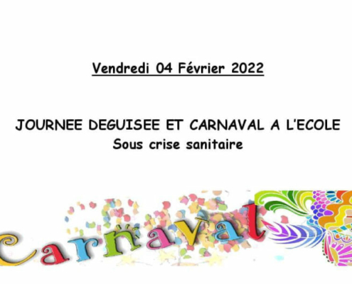 Carnaval école Saint Martin 2022