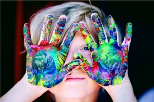 Enfant pour la kermesse de l'école Saint Martin