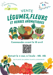 Vente 2024 de plants de légumes et fleurs